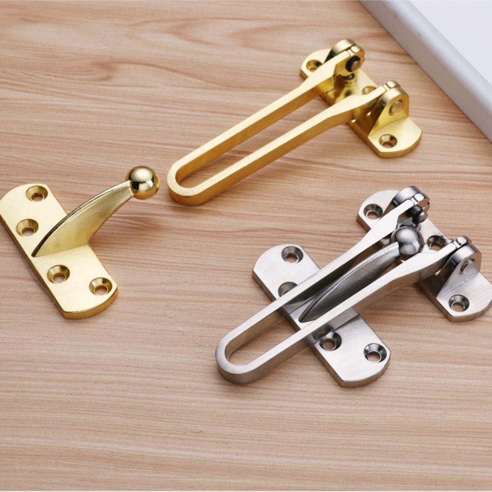 Clasp Lock Door Lock Buckle Catch Door Chain Lock Strong Heavy Duty Door Buckle  Hotel
