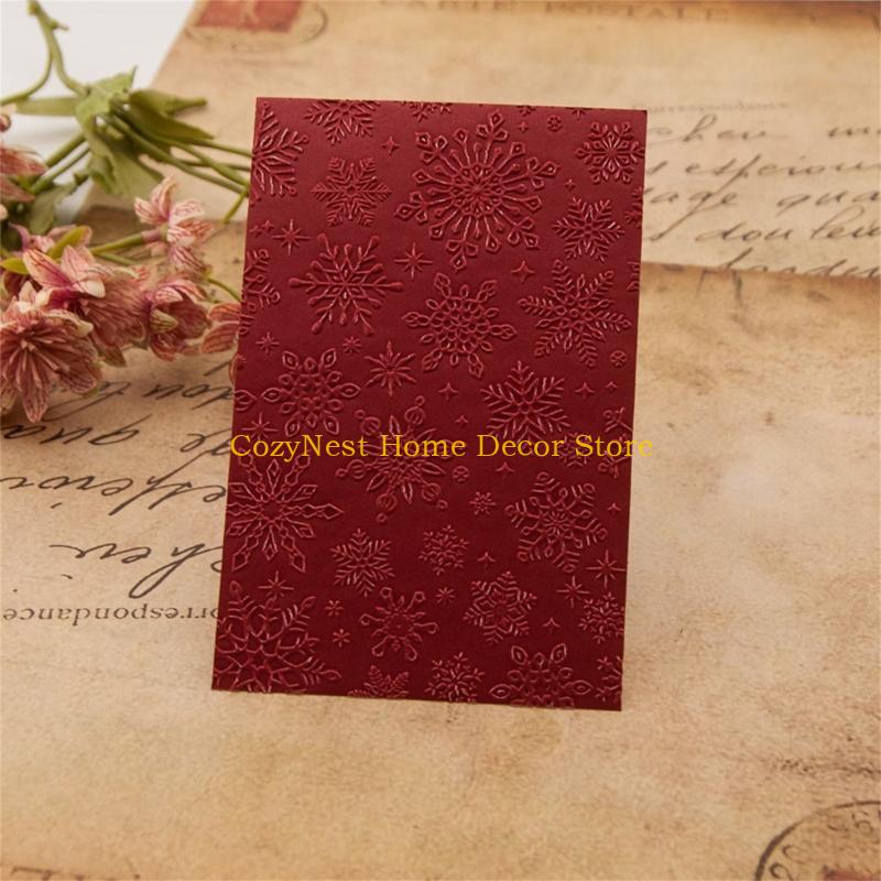 92MF Crafting Stamping Plate for Handmade Projects Sturdy Plastic Texture Art Tool