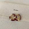 Ancola Zircon Bamboo Ear Cuffs - Women's Elegant Retro Earrings