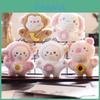 Adorable Fluffy Plush Stuffed Animal Keychain Soft Cute Bunny Monkey Lamb Toy