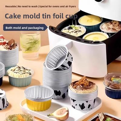 Air Fryer-Specific High-Temperature Resistant Aluminium Foil Cups