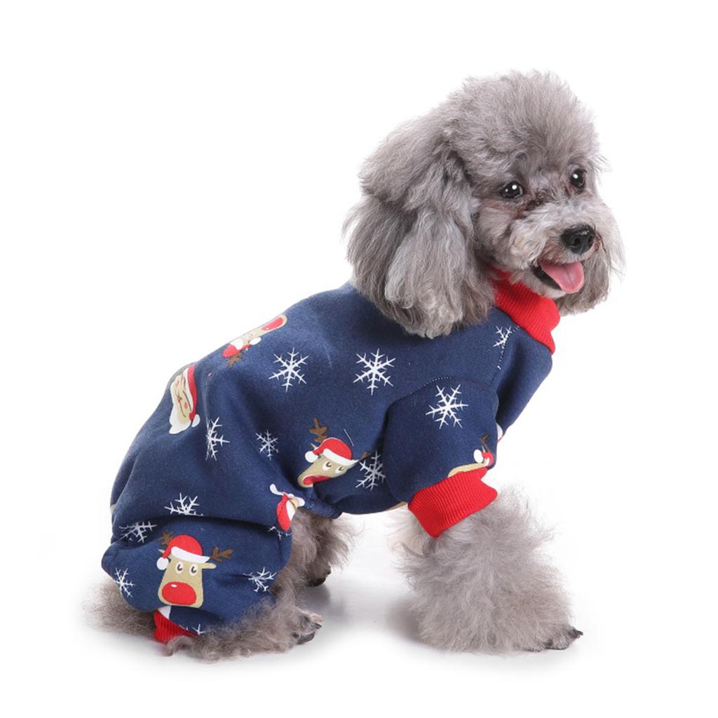 Verwandlung Hunde Overall mit Hut Set Weihnachten Hunde Pullover Winter Cosplay Party Kleine Hunde Pullover