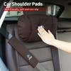 BAGF7 Car Sticker Luxury High Quality Car Seat Headrest Neck Rest Shoulder Pad Cover Auto Accessories For BMW E91 E30 G20 X3 X5 M5 M3