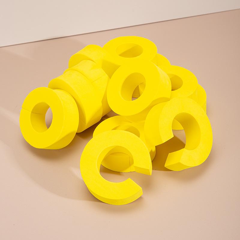 

Парикмахерская губчатая бигуди для завивки волос без нагрева, фиксатор для волос в форме буквы C, бигуди для крупных локонов, бигуди для завивки волос без нагрева 12 pieces per pack small size жёлтый