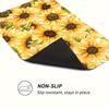 1Pcs Rubber Drying Mat With Colorful  Print For Coffee Shop Restaurant Kitchen Carpet Tableware Durable Diatom Mud Table Mat Pet Mat Coffeeware