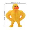 Ornament Originality Desktop Muscular Little Yellow Duck Stress Toy Relieving