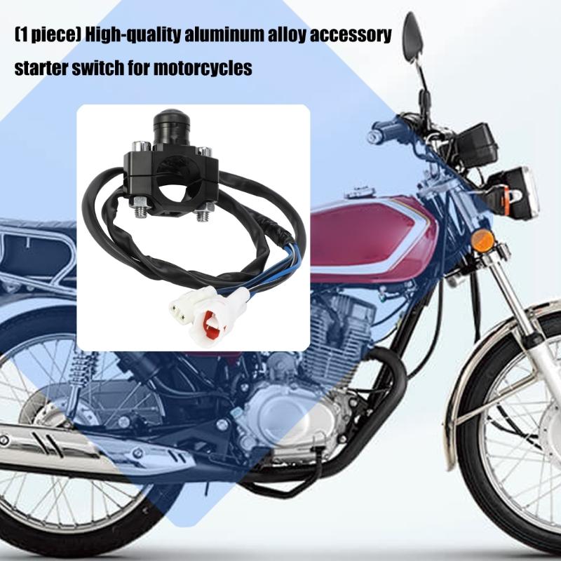 Quick Install Motorcycle Switches Handlebar Mount Horn Headlight Strobe Momentary Button Fuel Efficient Ergonomic Grip