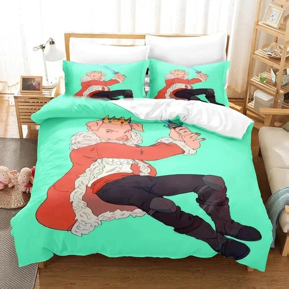 

Anime Badboyhalo (SMP) Bedding Set Duvet Cover Bed Set Quilt Cover Pillowcase Comforter king Queen Size Boys Adult Bedding Set 70x133cm 2pcs