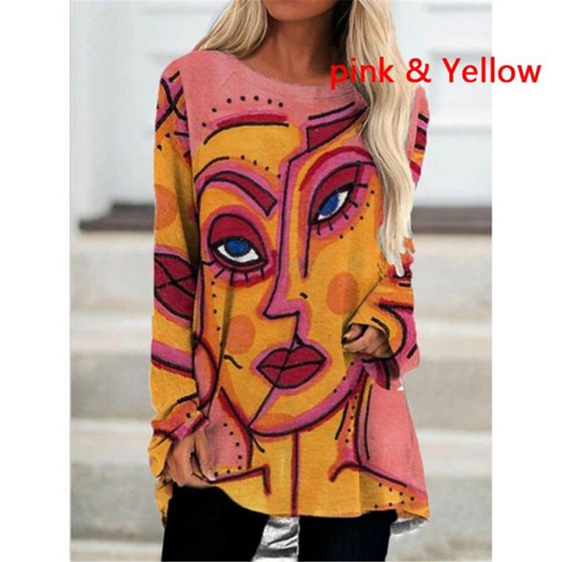 Kadın Pozisyonlandırma Baskılı Tişört Üst