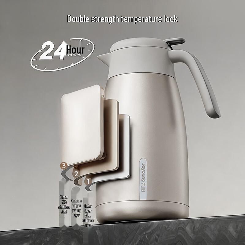 Joyoung 2.3L Pure Titanium Vacuum Insulated Thermos