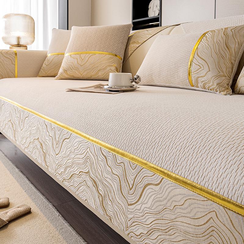 Sofa Cushion Universal In All Seasons  New Light Luxury High-End Sofa Cover Simple Non-Slip Sofa Cover Cloth Seat Cushion