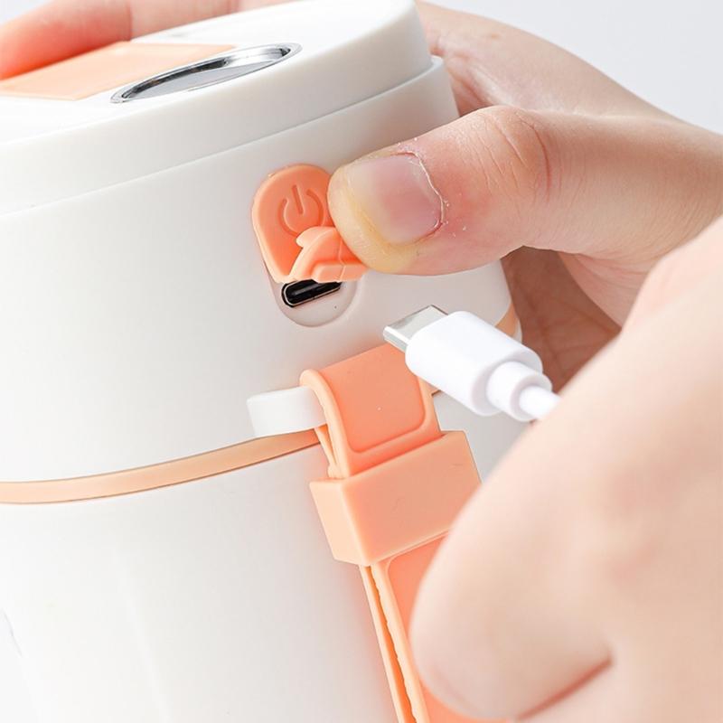 Rechargeable Juicing Machine with Leakproof Design Quick Cleaning Function Household Blender for Office Gym Travel