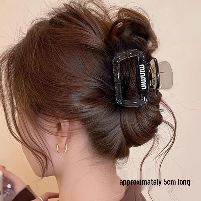Elegant French Retro Small Shark Hair Clip for Thin Hair