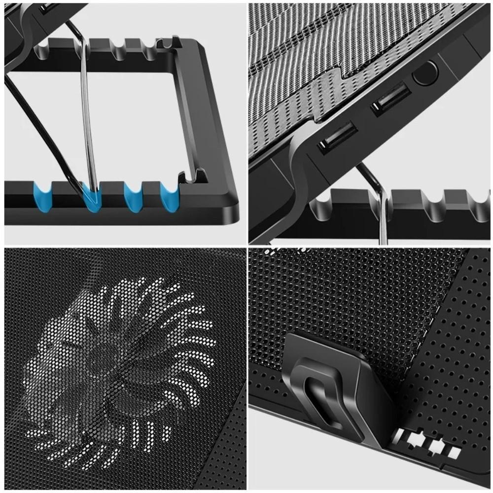 Adjustable Laptop Cooler Base Stand Two USB Port Notebook Radiator Bracket  Office/Home Use