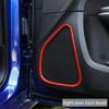Car Front Door Speaker Frame Trim Ring Cover For Dodge Charger /300C 2011+Red
