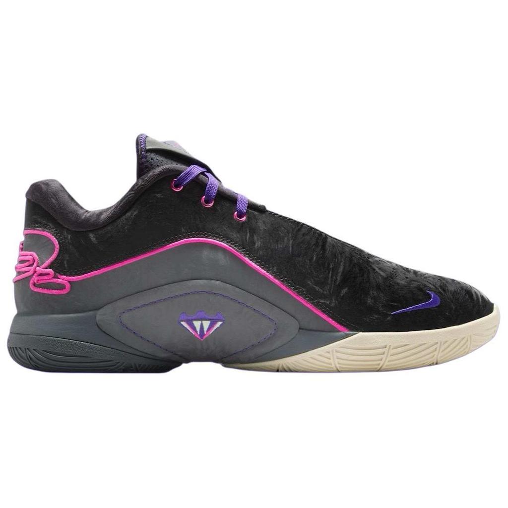 Nike LeBron 22 Blacklight Men Sneakers Laser-Fuchsia Dark-Grey Field-Purple FZ1094-001