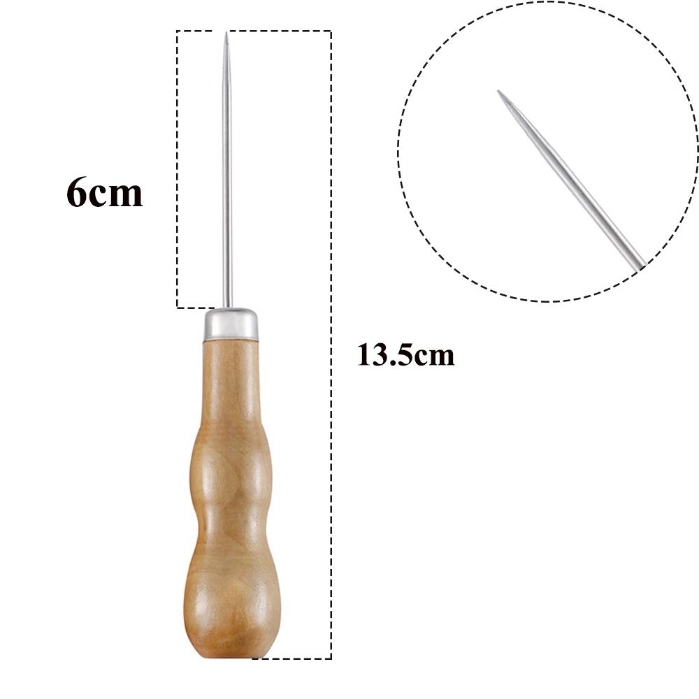 DIY Candle Making Punch Tool Round Hole Cone Crochet Hand Drill for Silicon Mold Practical Gadget Punching Candle Auxiliary Tool