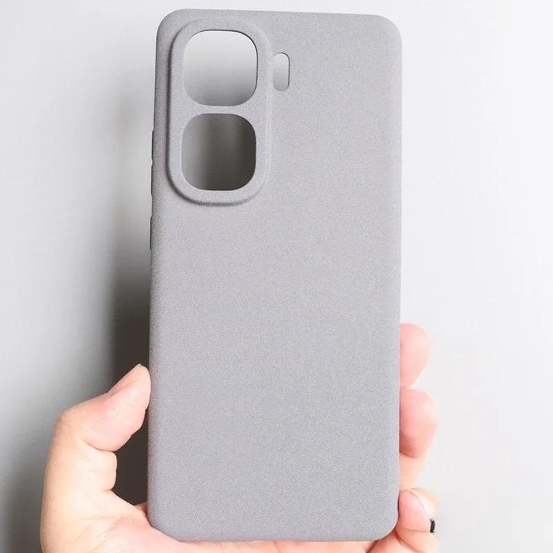 

Для IQOO NEO 10 Pro Plus 10R Чехол из мягкого ТПУ типа песчаник Для IQOO NEO 10 Pro+ Ультратонкий матовый силиконовый чехол для телефона с защитой объектива vivo iQOO Neo 10R серый