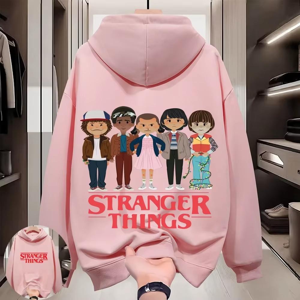 Stranger Things 2026 Hellfire Club Monster Mode Hoodie Trendiges bedrucktes Sweatshirt Kinderkleidung