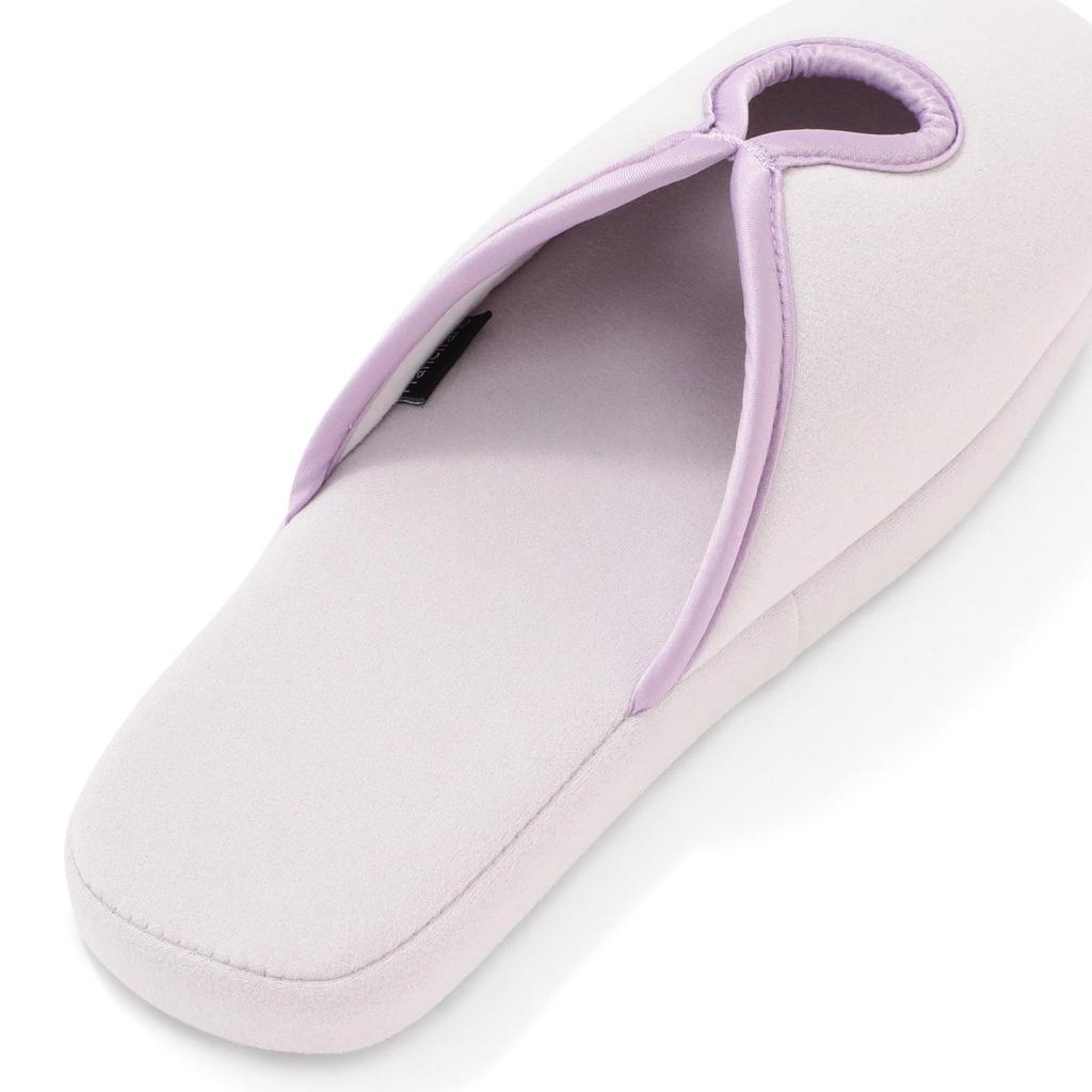 Francfranc Urethane Sole Sweat Room Light Antibacterial and Indoor Slippers Shoes, Purple, Deodorizing, Washable,