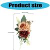 Handmade Flower Wristbands Wrist Flower Realistic Rose Boutonniere for Bridesmaid and Event Decoration Optional Color