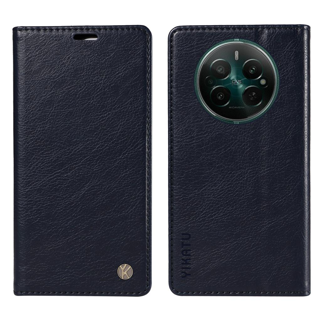YIKATU YK-006 For Realme 12 4G/12+ 5G Case Drop-Proof Leather Card Holder Phone Protective Cover