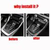 RHD LHD For Toyota RAV4 RAV 4 XA50      Hybrid Center Console Gear Shift Panel Cover Interior Accessories