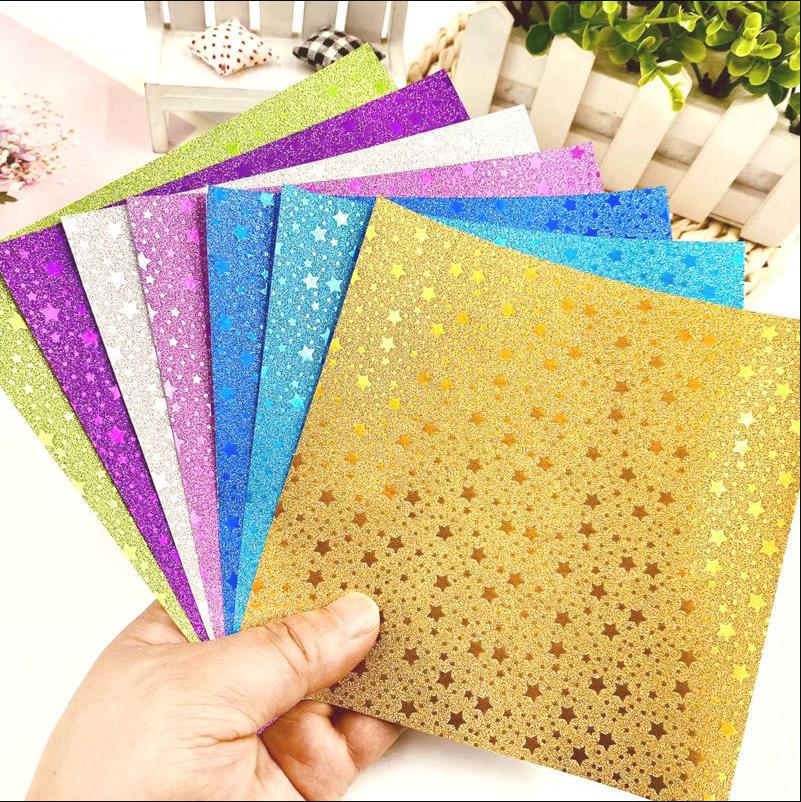 

Премиальная двухсторонняя японская бумага для складывания с изображением японского цветка ветра, тысячи бумажных журавликов, вырезание из бумаги, печать на бумаге, оригами