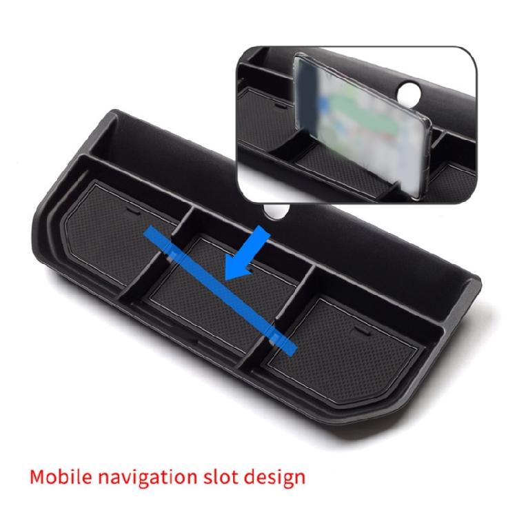 Car Console Tray Storage Box Cup Holder Dashboard Tray for F150 2021-2023 Interior Accessories Organizer