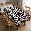 Southwest Cow Print Rectangle Tablecloth for Table Decor Reusable Kitchen Dining Tablecloth for Farmhouse Wedding Party Decor
