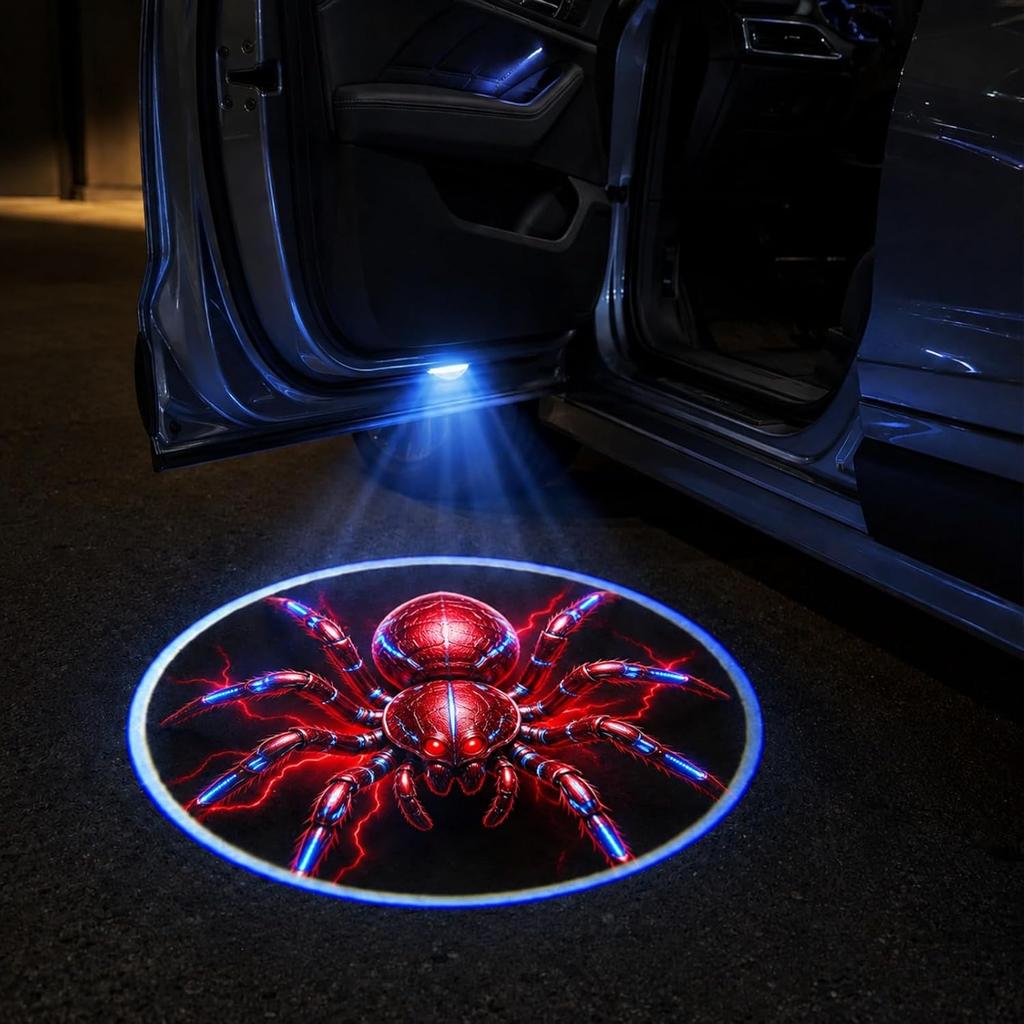 2PCS Car Door Lights Logo Projector Funny Sheep LED Welcome Courtesy Ghost Shadow Lamp fit for Dodge Ram 1500 2500 Accessories