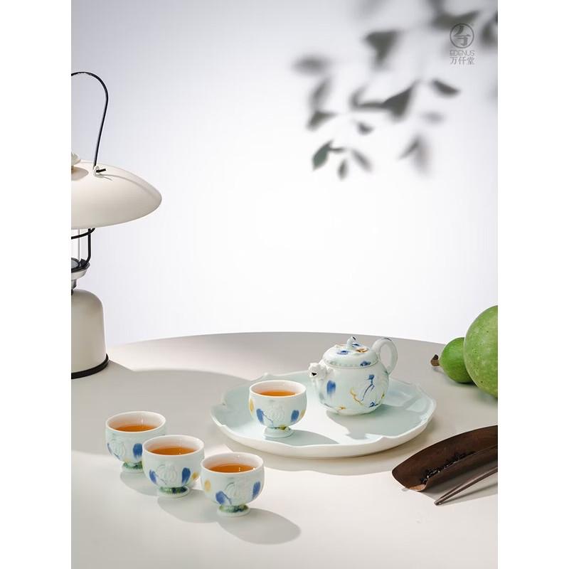 Edenus Shaanxi History Museum Five Dynasties Lotus Scent Tang Glaze Tea Set