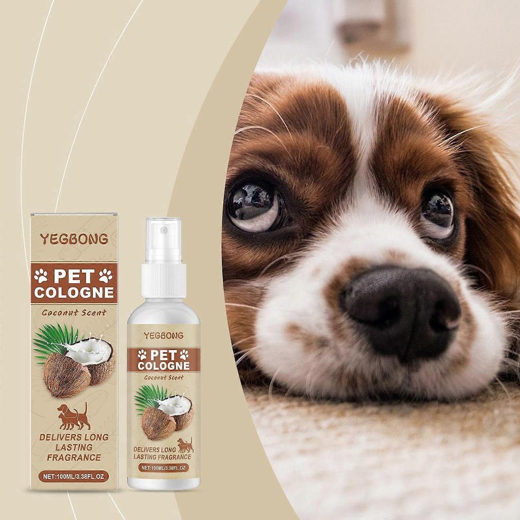 Yegbong Coconut Scent Pet Deodorizing Spray Indoor Freshening Spray For Cats And Dogs To Clean Odors