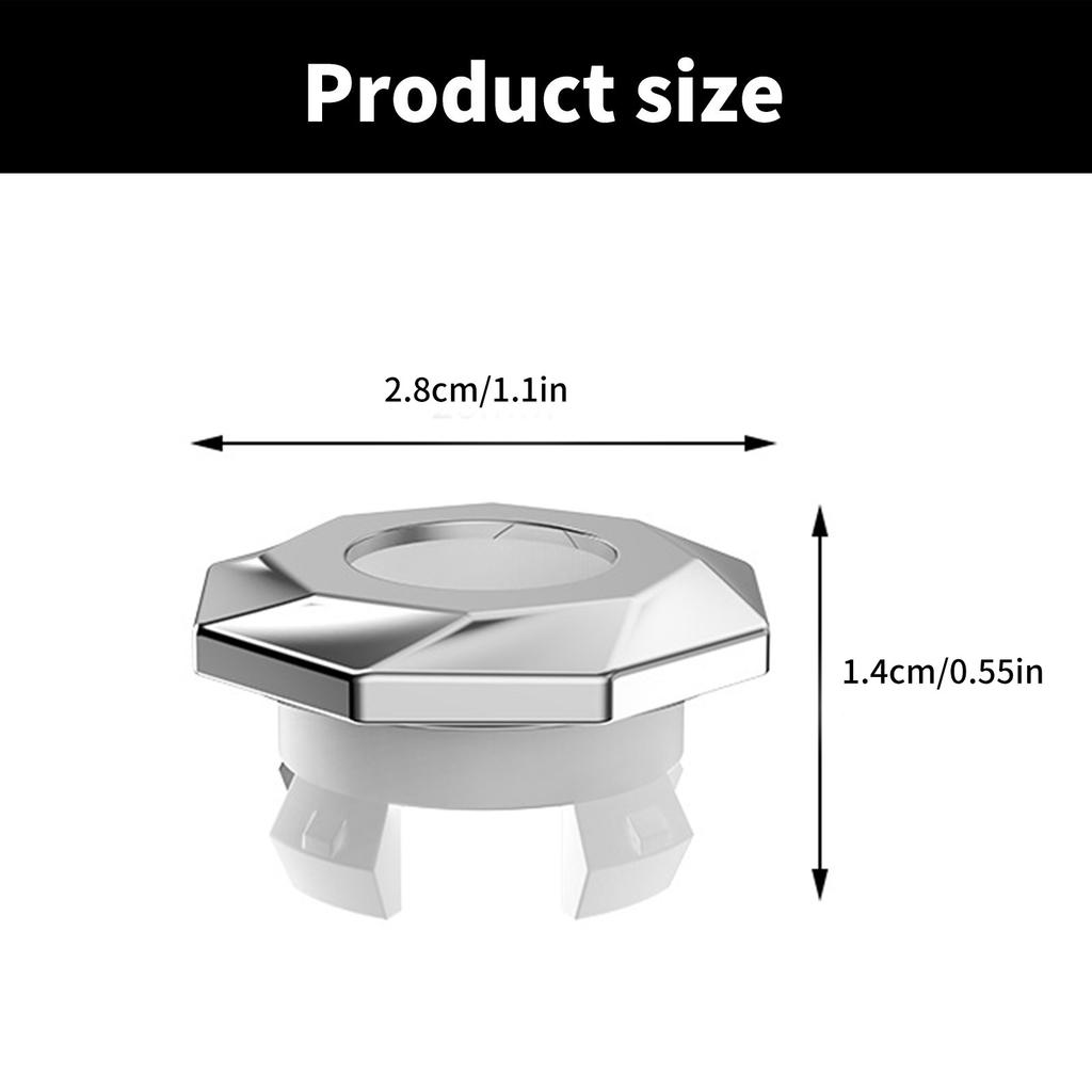 Practical Sink Overflows Covers Bathroom Accessory Portable for Most Holes Practical and Sturdy Plastic Materials