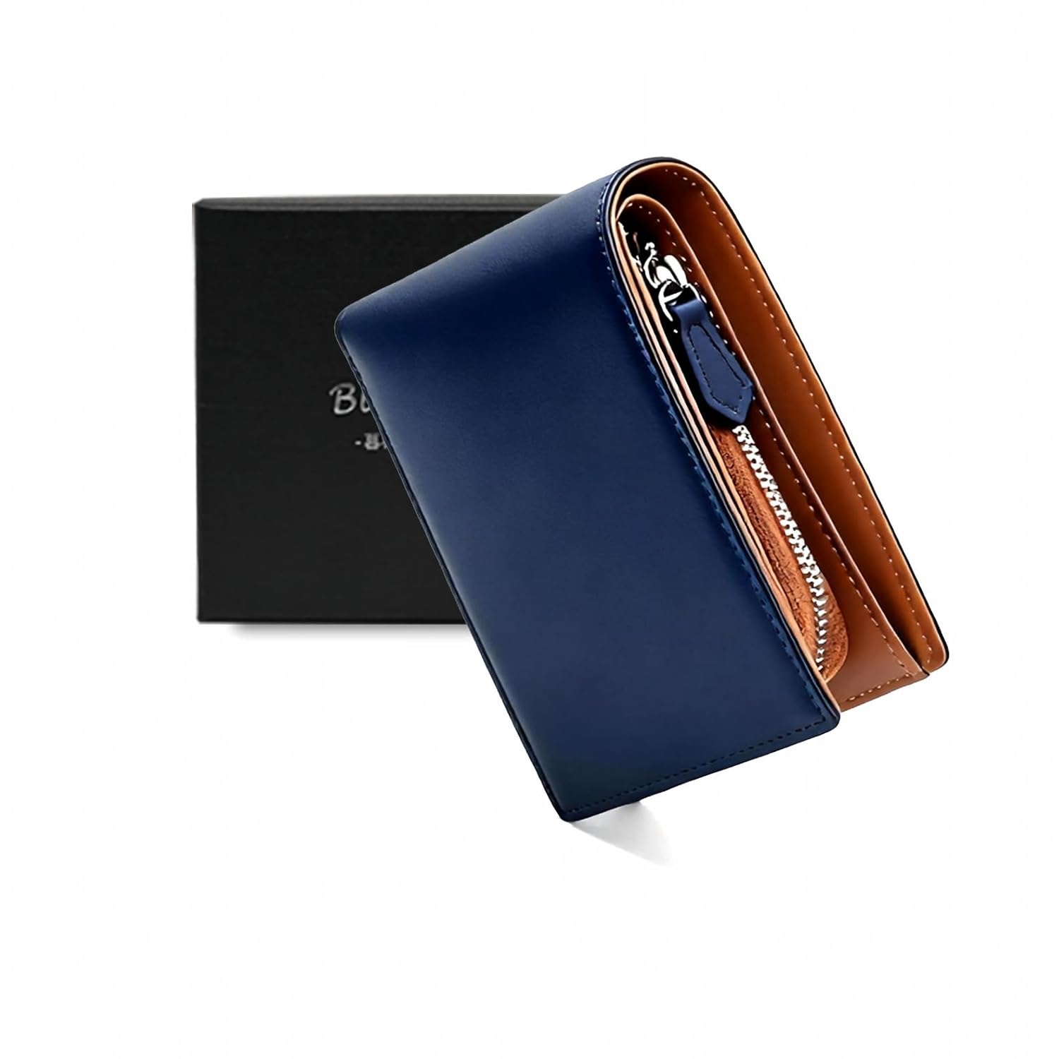 Bluesay wallet mens bifold Tochigi leather