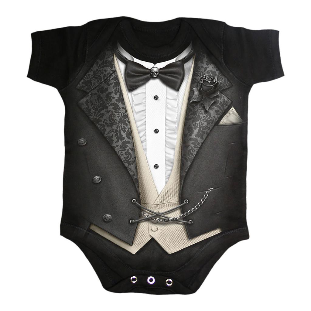 Spiral Direct Baby Tuxedo Babygrow