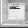 Acrylic Shower Splash Guard for Bathtub Corner and Sink Waterproof Barrier Bathroom Accessory