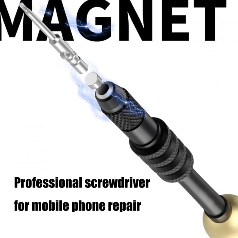 Magnetic Precisions Screwdriver for Phone 17 Alloy Steel Ergonomic Grip Tool For Electronics Disassembly