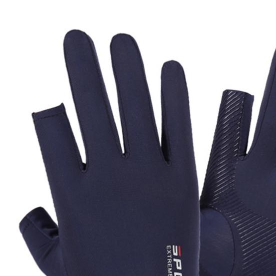 1 Pair Ice Silk Ridding Gloves Super Soft High Elastic Touchscreen Non-Slip Sun Protection Gloves Breathable Summer Outdoor Gloves