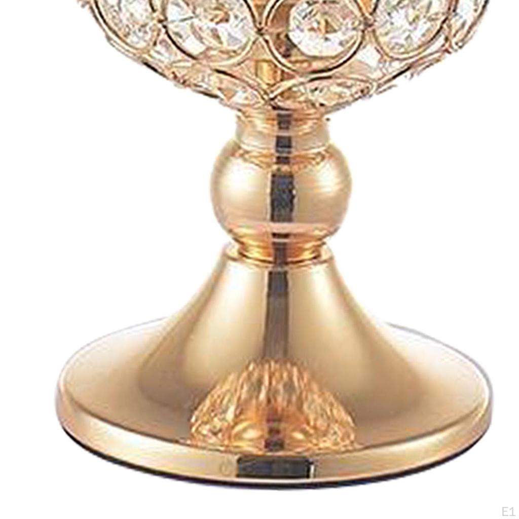 Candle Holder Candlestick Romantic Crystal Cup Home Decor