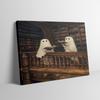 Library Ghost Printed Canvas Painting - Wall Home Decoration, Suitable for Home and Office - Perfect Gift and Decoration