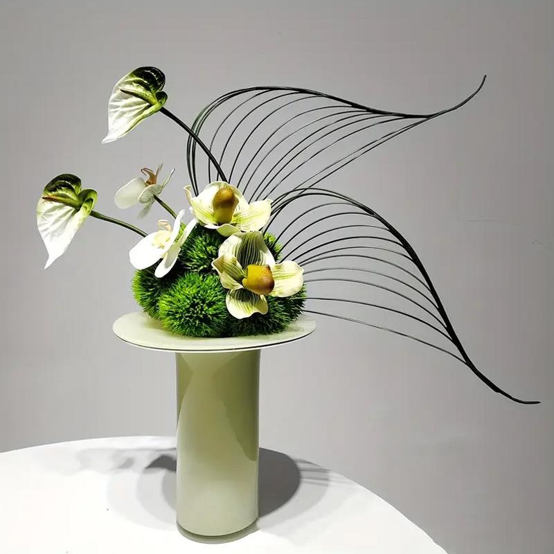 5 STK. Künstliche Grasblätter Blumenarrangement Fotografie Requisite Topfarrangement Mehrere Größen