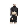 adidas Originals X Jeremy Scott Monogram Crop Track Top Women Black White HL6478