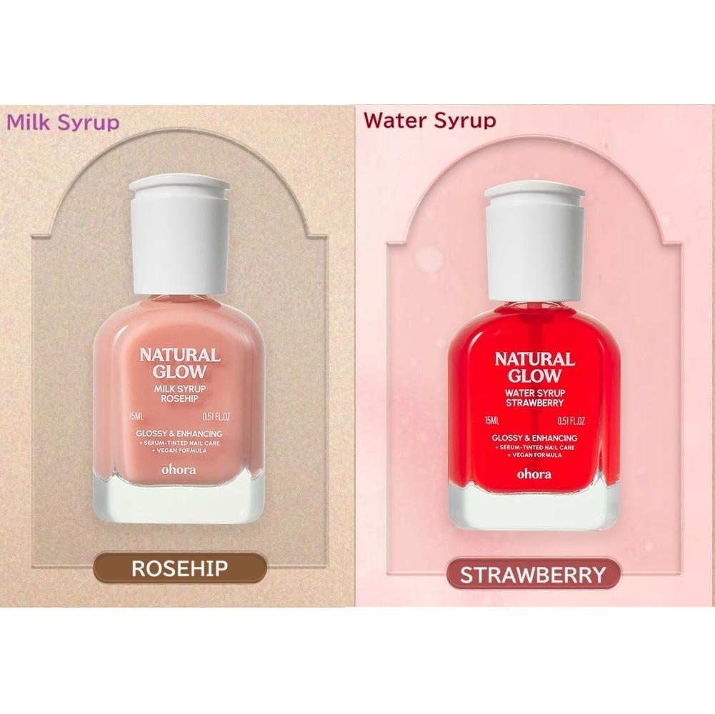 OHORA Sada posilovače nehtů Sirup Posilující péče o nehty Lesk 10 ml x2 (10 X 10)