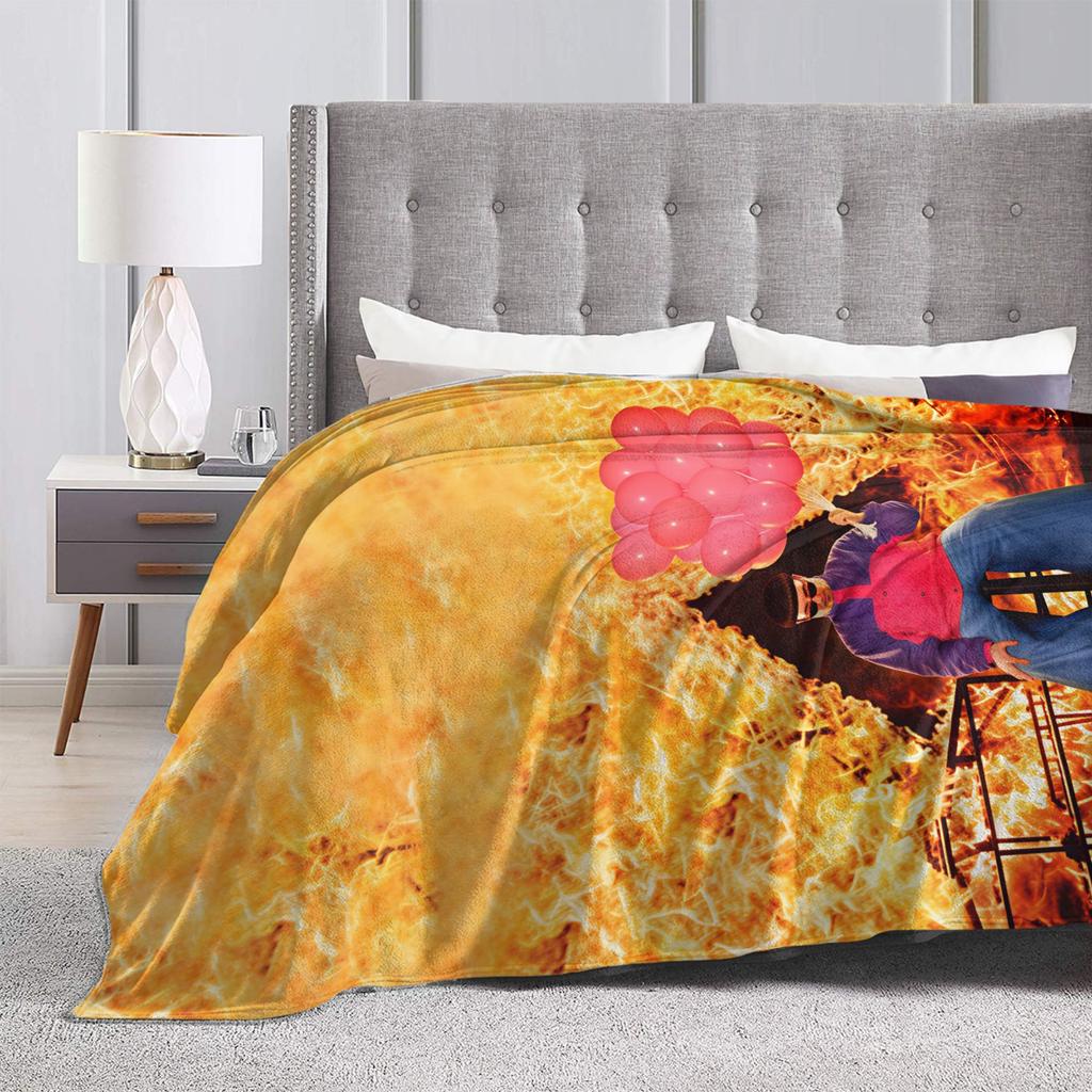 Oliver Tree Flannel Blanket Adults Girls Warm Soft Throw Blanket Winter Living Room Bedspread Sofa Bed Cover