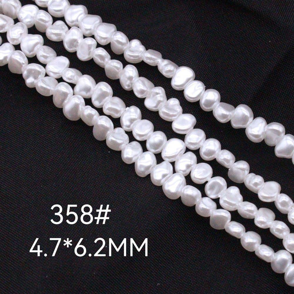 4.5-7.9mm Imitation pearl Irregular Shape Baroque Style Semi-Finished Beads ABS Irregular Pearls Earrings Making