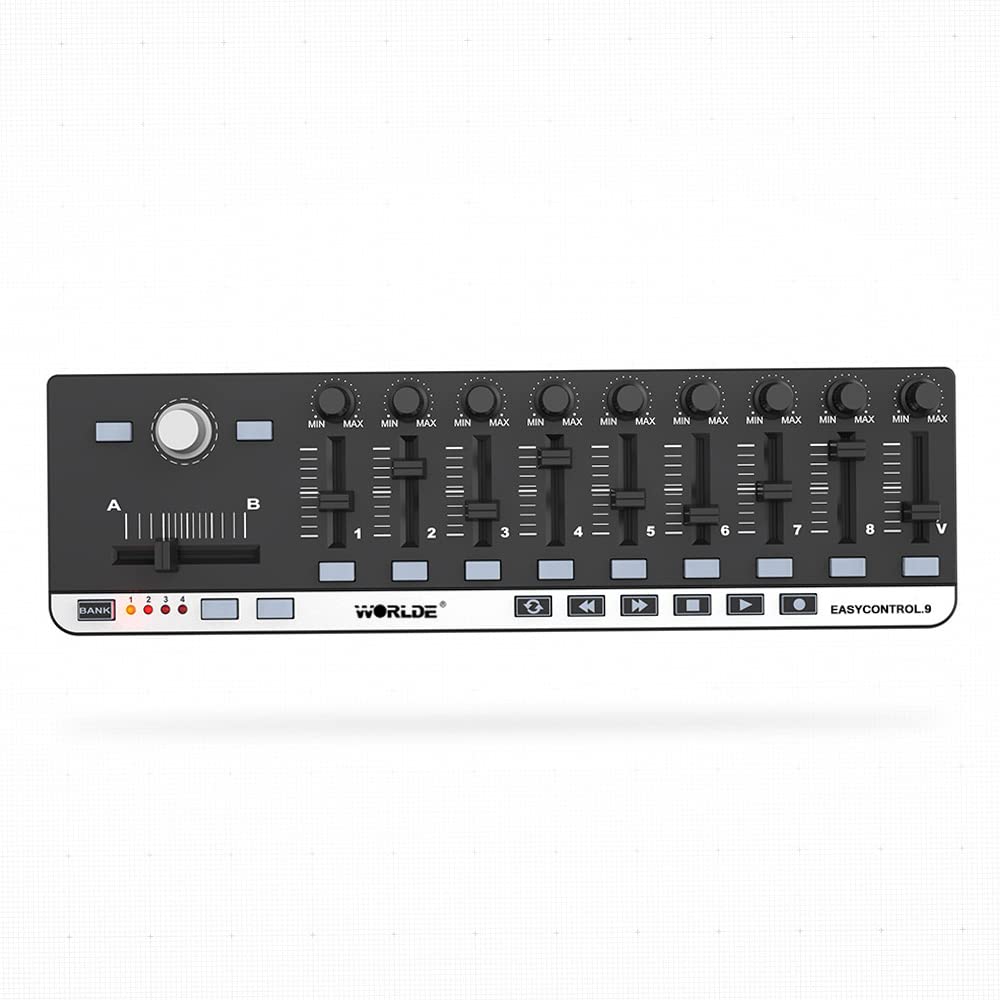 

Btuty Портативный Мини USB 9 Slimline Control MIDI Контроллер Клавиатура Контроллер
