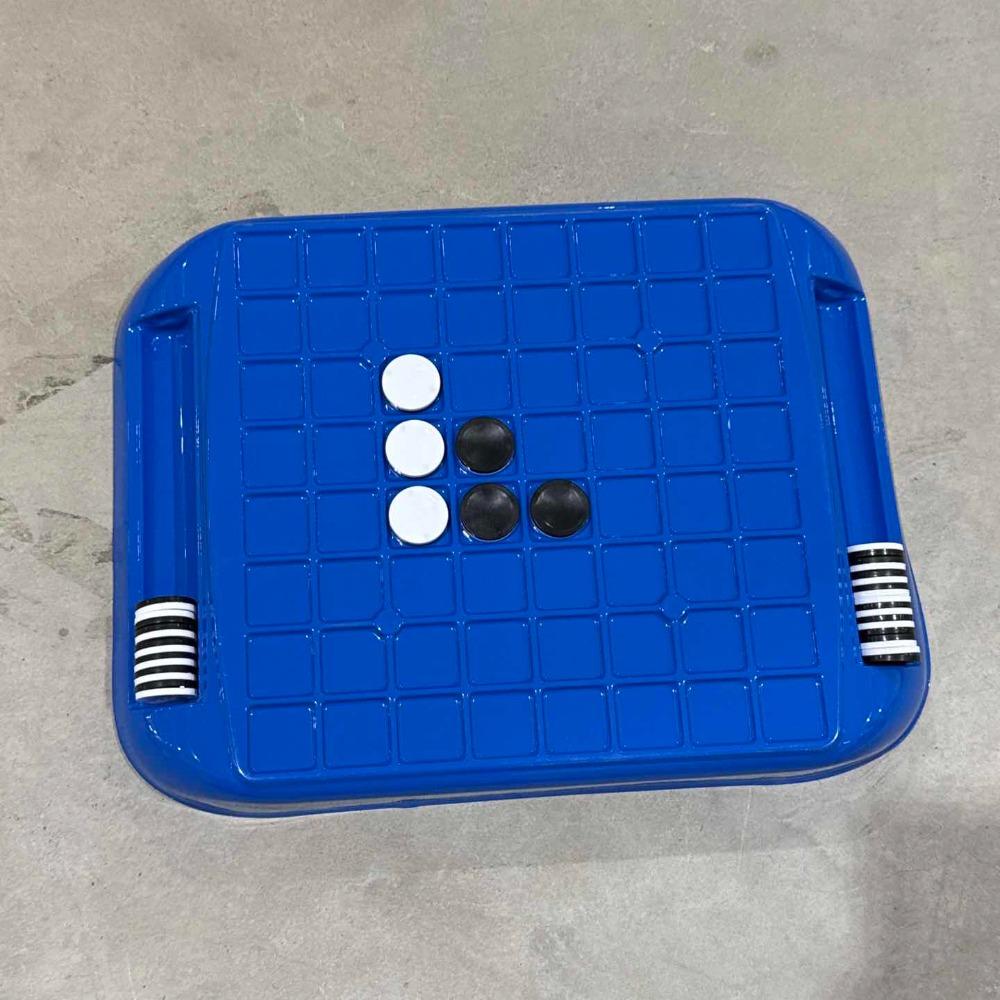 

Настольная игра Флип Черно-белая шахматная доска Реверси Стратегическая настольная игра Путешествия синий