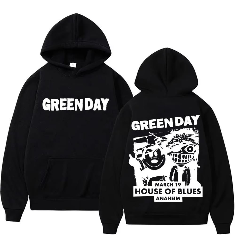 

Панк-группа Green Day House of Blues Anaheim Худи Мужские Женские Готический Рок Винтажная Толстовка Мужская Оверсайз Худи S