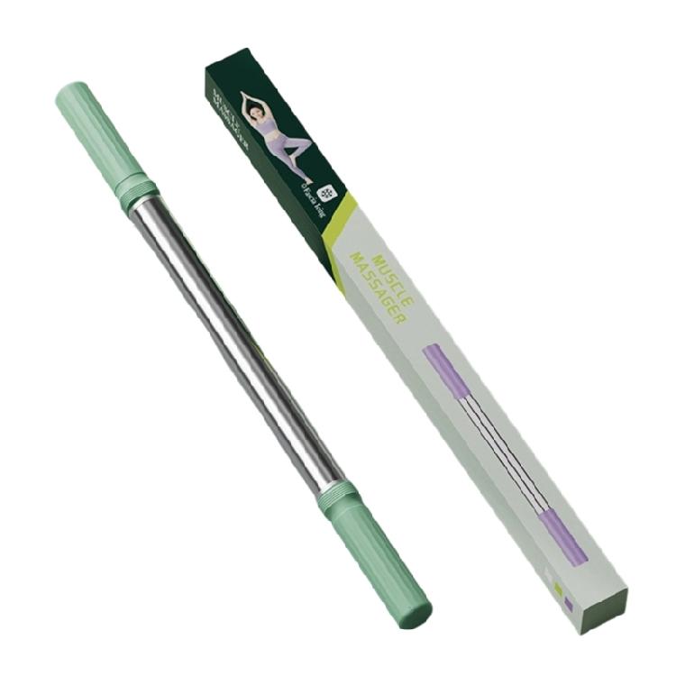 Multifunction Fitness Roller With Reinforced Steel Shafts Deeply Pressure Muscle Relief Compacts Travel Friendly Design